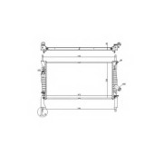 Радиатор охлаждения двигателя NRF 53742