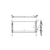 Радиатор охлаждения двигателя NRF 53746