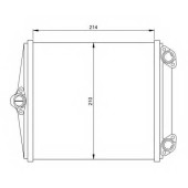 Радиатор отопления салона NRF 54248