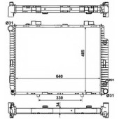 Радиатор охлаждения двигателя NRF 58159