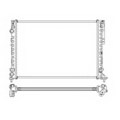 Радиатор охлаждения двигателя NRF 58242