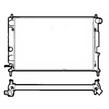 Радиатор охлаждения двигателя NRF 58290