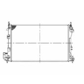 Радиатор охлаждения двигателя NRF 58293