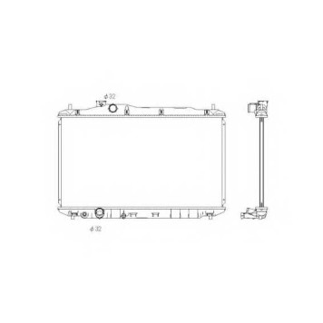 Радиатор охлаждения двигателя NRF 58323