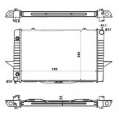 Радиатор охлаждения двигателя NRF 58343