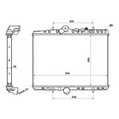 Радиатор охлаждения двигателя NRF 58351