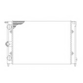 Радиатор охлаждения двигателя NRF 58697