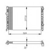 Радиатор охлаждения двигателя NRF 58947