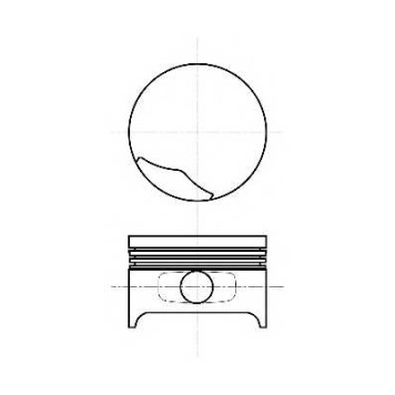 Поршень NURAL 87-104207-00