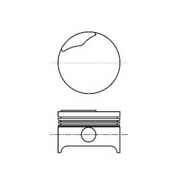 Поршень NURAL 87-104207-10