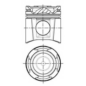 Поршень NURAL 87-104300-00
