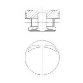 Поршень NURAL 87-109100-00
