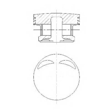 Поршень NURAL 87-109100-00