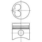 Поршень NURAL 87-109507-00