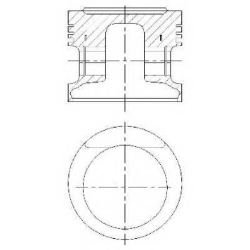 Поршень NURAL 87-109707-20