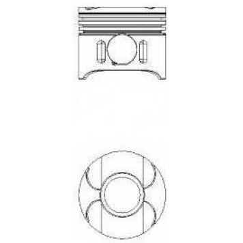 Поршень NURAL 87-117907-10