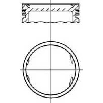 Поршень NURAL 87-118006-00