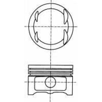 Поршень NURAL 87-119000-00