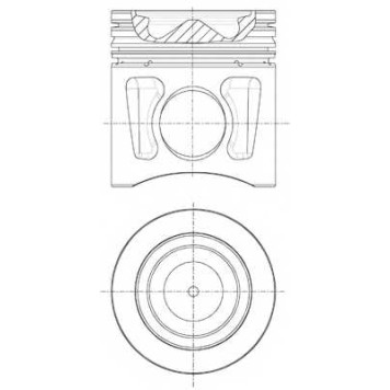 Поршень NURAL 87-121900-00