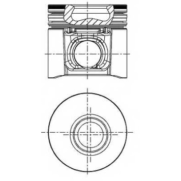 Поршень NURAL 87-122208-10