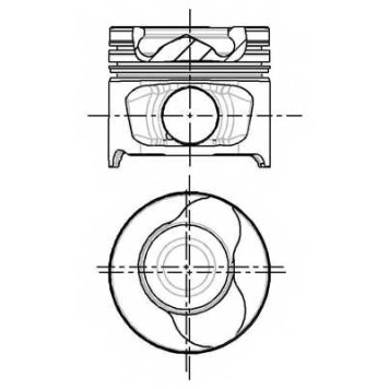 Поршень NURAL 87-123400-10