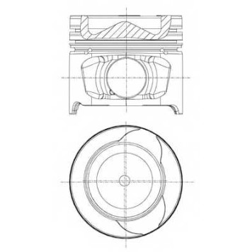 Поршень NURAL 87-123407-30