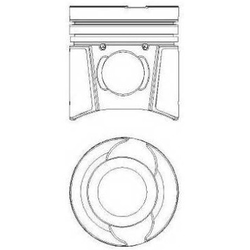 Поршень NURAL 87-124500-00