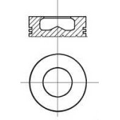 Поршень NURAL 87-138006-00