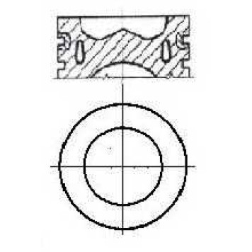 Поршень NURAL 87-138006-10