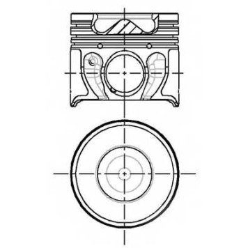 Поршень NURAL 87-140800-10