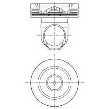 Поршень NURAL 87-143600-00