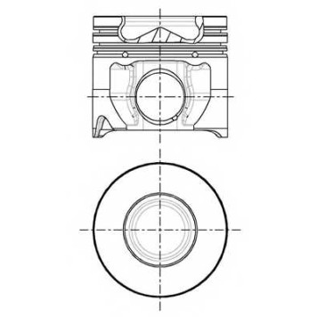 Поршень NURAL 87-148100-10