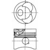 Поршень NURAL 87-176708-00