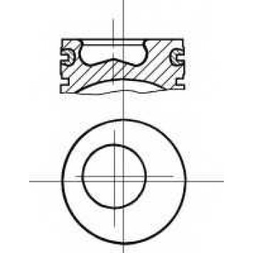 Поршень NURAL 87-245200-40
