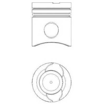 Поршень NURAL 87-283100-00