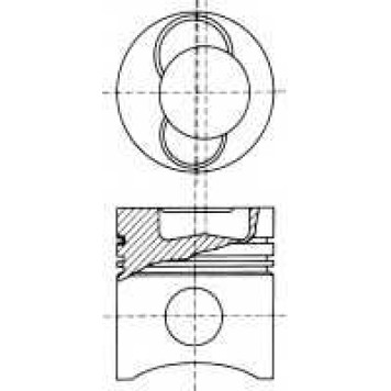 Поршень NURAL 87-285900-10
