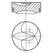 Поршень NURAL 87-287100-30