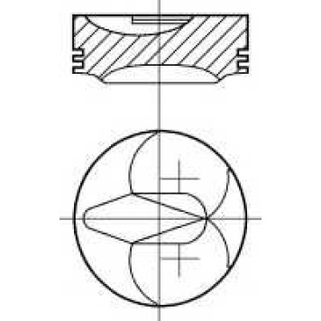 Поршень NURAL 87-287100-30