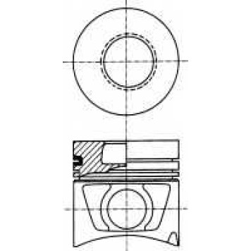 Поршень NURAL 87-288807-00