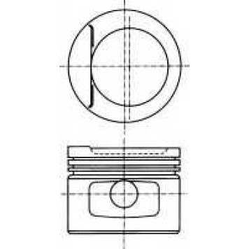Поршень NURAL 87-306900-10