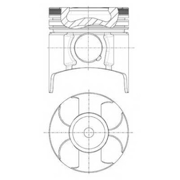 Поршень NURAL 87-307607-40