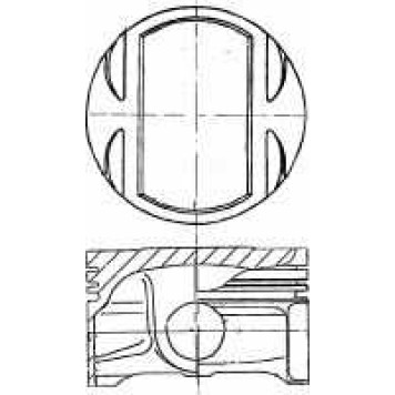 Поршень NURAL 87-307700-00
