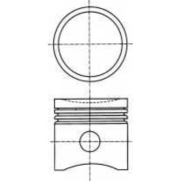 Поршень NURAL 87-423400-00