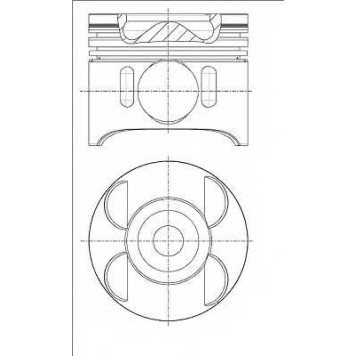 Поршень NURAL 87-428707-00