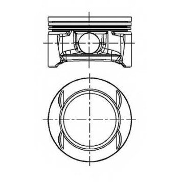 Поршень NURAL 87-429500-00
