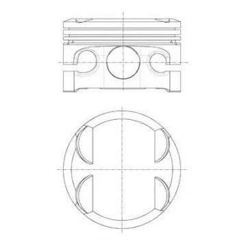 Поршень NURAL 87-429500-10