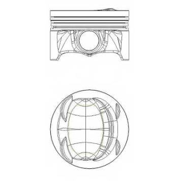 Поршень NURAL 87-429900-00