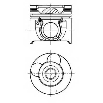 Поршень NURAL 87-431707-00
