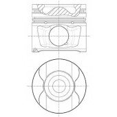 Поршень NURAL 87-432400-00