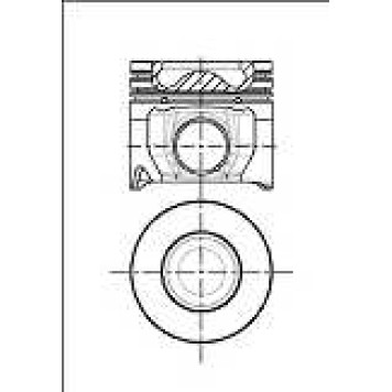 Поршень NURAL 87-434300-00